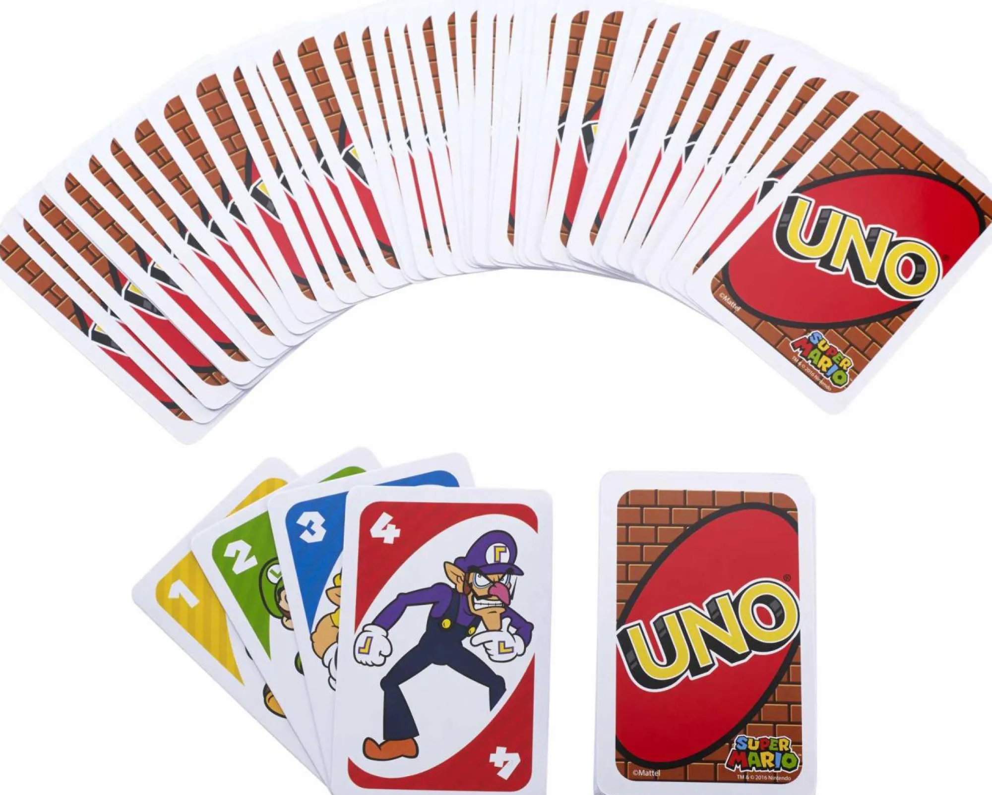 MATTEL GAMES -uno gioco di carte versione super mario bros, 7+ anni> Giochi Di Carte