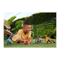 Jurassic World Mattel – nasutoceratopo ruggito selvaggio jw – dinosauro snodato con suoni e attacco coda> Action Figures