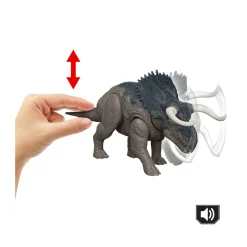 Jurassic World Mattel – nasutoceratopo ruggito selvaggio jw – dinosauro snodato con suoni e attacco coda><noscript><img width=
