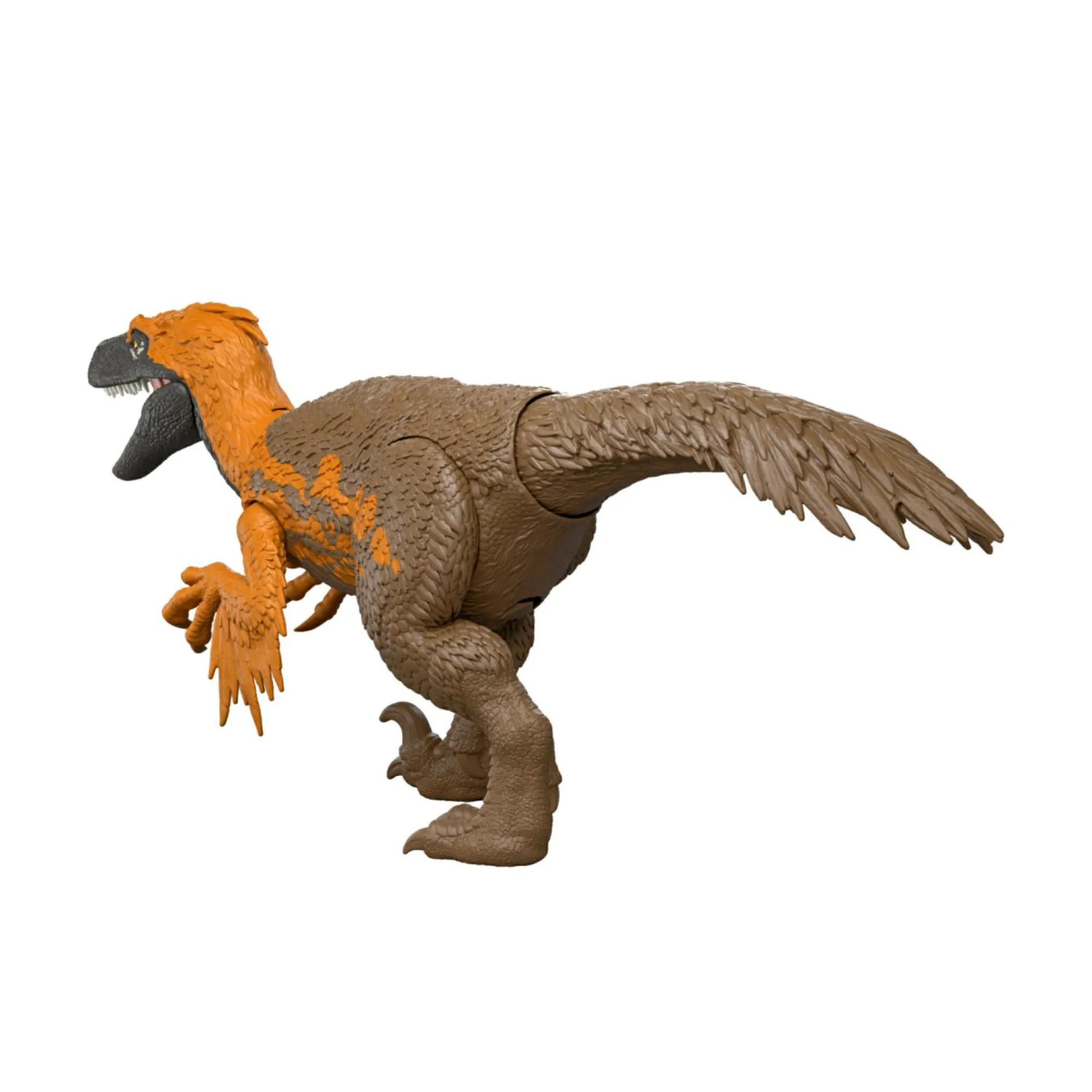 Jurassic World Mattel – utahraptor ruggito selvaggio jw -dinosauro snodato con suoni e attacco coda> Action Figures