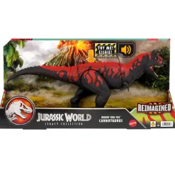 Jurassic World Mattel carnotauro roarin real feel> Action Figures