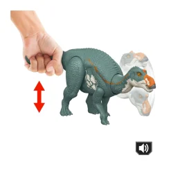 Jurassic World Mattel la rinascita – maiasaura ruggito selvaggio, dinosauro snodato con suoni, ruggito e attacco multidirezionale azionato con la coda><noscript><img width=