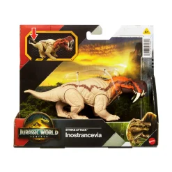 Jurassic World Mattel la rinascita – inostrancevia attacco fatale, dinoasuro snodato con azione a colpo singolo inclusa, design ispirato al film><noscript><img width=