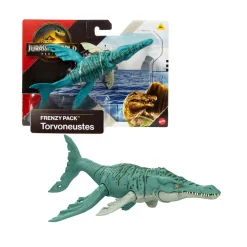 Jurassic World Mattel la rinascita – torvoneustes frenzy, dinosauro snodato con design ispirato al film e articolazioni mobili> Action Figures