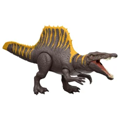 Jurassic World Mattel la rinascita – spinosauro coda letale, dinosauro snodato con due mosse d’attacco e ruggito sonoro> Action Figures