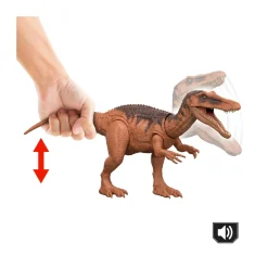 Jurassic World Mattel la rinascita – baryonyx ruggito selvaggio, dinosauro snodato con suoni, ruggito e attacco multidirezionale azionato con la coda><noscript><img width=
