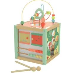 WOOD 'N' PLAY Maxi cubo multiattività in legno – wood “n” play> Giochi Di Imitazione In Legno