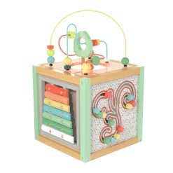 WOOD 'N' PLAY Maxi cubo multiattività in legno – wood “n” play><noscript><img width=