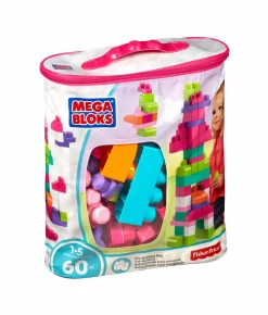 Mega bloks sacca ecologica blocchi da costruzione, 60 pezzi, assortimento> Costruzioni Bambini