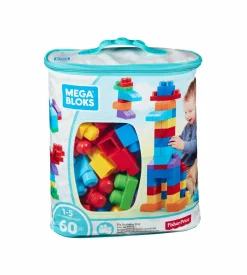 Mega bloks sacca ecologica blocchi da costruzione, 60 pezzi, assortimento> Costruzioni Bambini
