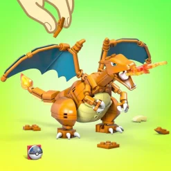MEGA BLOKS Mega construx- pokémon charizard da costruire con più di 200 mattoncini e ali snodabili, 6+anni><noscript><img width=