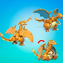 MEGA BLOKS Mega construx- pokémon charizard da costruire con più di 200 mattoncini e ali snodabili, 6+anni><noscript><img width=