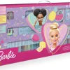Barbie Mega maxi coloring . set creativo con timbri, colori, adesivi e tantissimo divertimento> Kit Artistici E Pittura