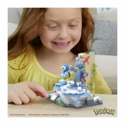 Mega pokémon – piplup e sneasel divertimento sulla neve, set adventure builder con 171 pezzi da costruire e sistema mattoncino movimento, con pinlup e sneasel, giocattolo, 7+ anni, hkt20> Costruzioni Bambini