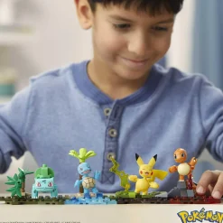 MEGA BLOKS Mega pokémon – squadra di kanto, set da costruire con 130 pezzi e 4 personaggi pokémon inclusi><noscript><img width=