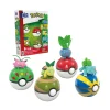 POKEMON Mega pokémon – squadra di tipo erba, set da costruire con 118 pezzi, include 4 pokémon e 4 pokéball> Mattoncini