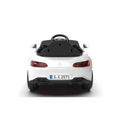 LAMAS Mercedes cla45 12v bianca per bambini – auto elettrica con design elegante> Cavalcabili Elettrici