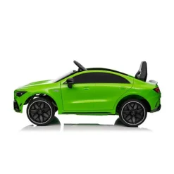 LAMAS Mercedes cla45 12v verde per bambini – auto elettrica con funzioni realistiche – adatta per bambini dai 3 anni in su> Cavalcabili Elettrici