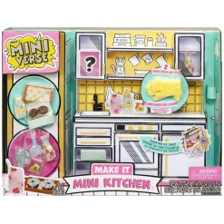 MINIVERSE MGA Mga’s miniverse make it mini kitchen – gioco con cucina fai-da-te, luce uv, ricetta misteriosa> Mini Dolls