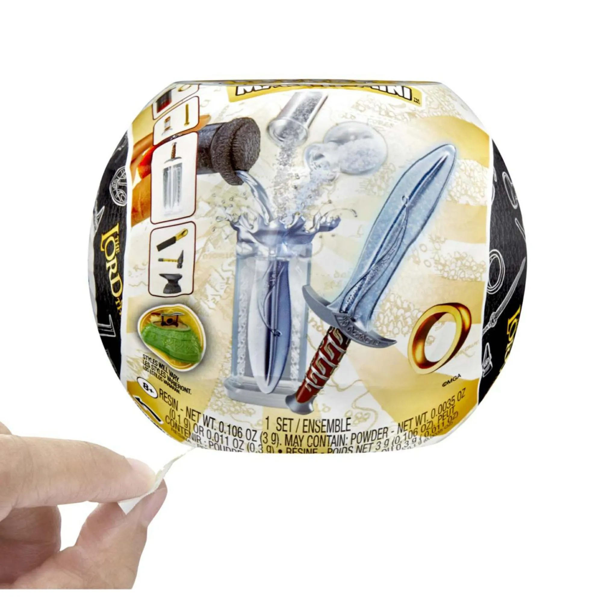 MINIVERSE MGA Mga’s miniverse make it mini il signore degli anelli da collezione, sfera a sorpresa, fai da te, gioco in resina, non edibile> Mini Dolls