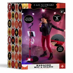 FAO Schwarz Microfono e supporto per karaoke stage stars><noscript><img width=