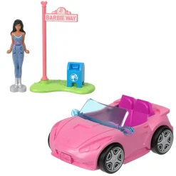 Barbie Mini land – auto cabrio decappottabile – set con mini veicolo e bambola con sorpresa cambia colore in acqua> Camper E Veicoli Per Bambole