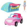Barbie Mini land – auto jeep fuoristrada – set con mini veicolo e bambola con sorpresa cambia colore in acqua> Camper E Veicoli Per Bambole