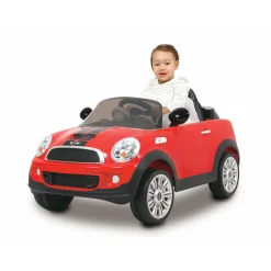 SUN&SPORT Mini cooper s rollplay 6v elettrica con telecomando, mp3, luci led> Cavalcabili Elettrici