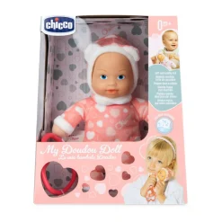 Chicco Mini doll pigiama cuori rosa – mini bambola per bambini, 0+ mesi –> Bambolotti
