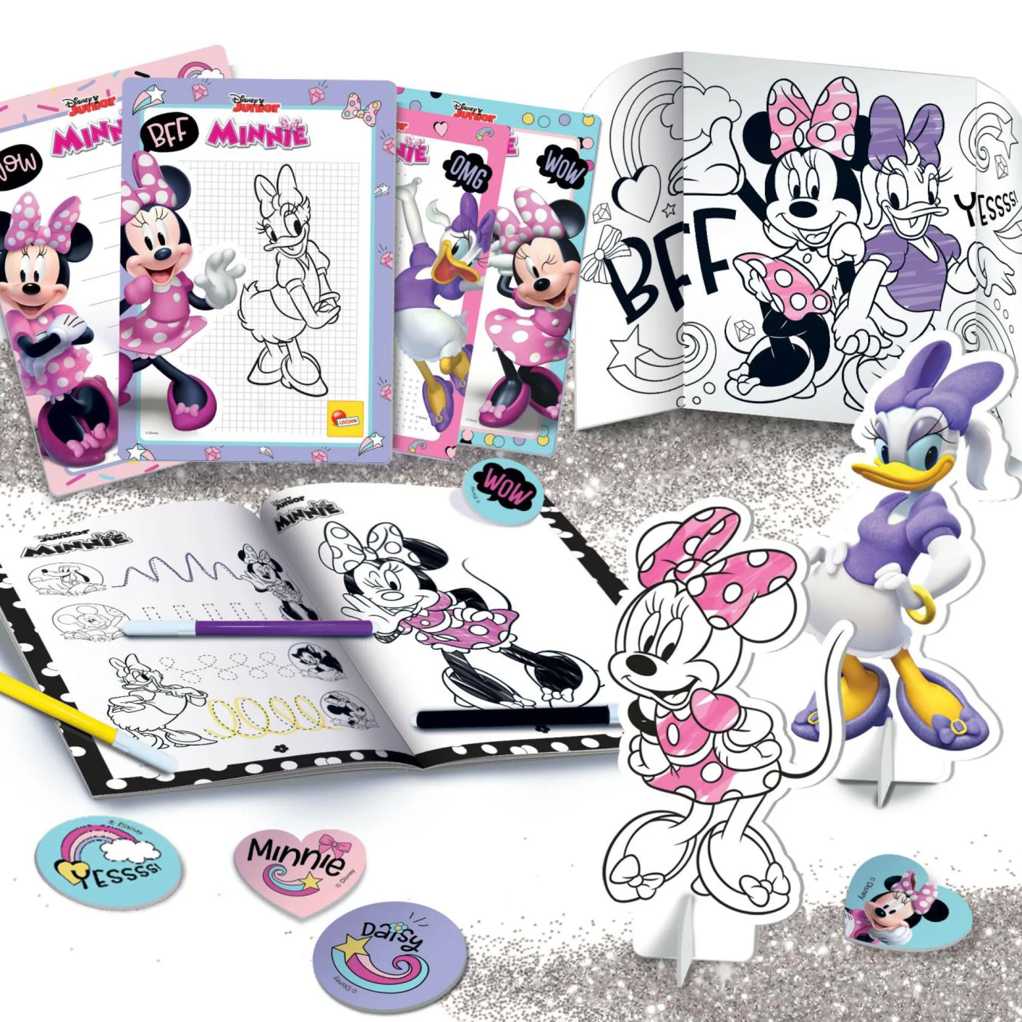 Disney Minnie zainetto coloring and drawing school> Kit Artistici E Pittura