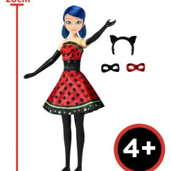 MIRACOLOUS Miraculous bambola ladybug trasformazione 2 in 1 – lady noire e bugnoire – +3 anni><noscript><img width=