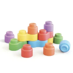 Momy soft 12 blocks set, quercetti, gioco di costruzioni, 6-36 mesi> Costruzioni Bambini