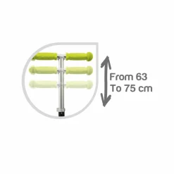 SUN&SPORT Monopattino 3 ruote deluxe><noscript><img width=