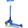 GLOBBER Monopattino 3 ruote navy blue – primo foldable lights – per bambini 3-7 anni> Monopattini