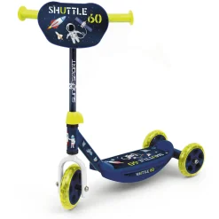 SUN&SPORT Monopattino 3 ruote per bambini da 2 a 4 anni con struttura in metallo e pedana antiscivolo – 20 kg di capacità massima – blu> Monopattini