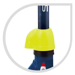 SUN&SPORT Monopattino 3 ruote per bambini da 2 a 4 anni con struttura in metallo e pedana antiscivolo – 20 kg di capacità massima – blu><noscript><img width=