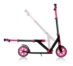 GLOBBER Monopattino nl 205 – ripiegabile nero e rosso – adatto per bambini 7 – 12 anni><noscript><img width=