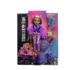 Monster High – clawdeen wolf, bambola dal look mostruoso con cucciolo crescent e accessori inclusi><noscript><img width=