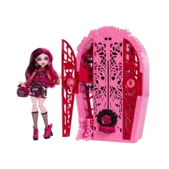 Monster High – draculaura e i misteri in giardino, set con bambola e guardaroba, 19 accessori e abiti inclusi> Fashion Dolls