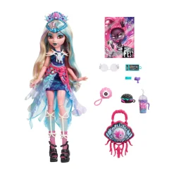 Monster High – lagoona blue monster fest, bambola con outfit glamour e accessori a tema festival musicale inclusi><noscript><img width=
