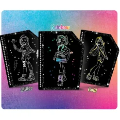 LISCIANI Monster high sketchbook monster friends forever scratch reveal><noscript><img width=