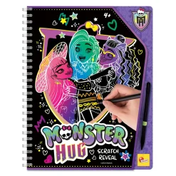 LISCIANI Monster high sketchbook monster hug scratch reveal> Kit Artistici E Pittura