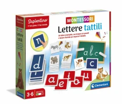 CLEMENTONI Montessori – lettere tattili> Primi Apprendimenti