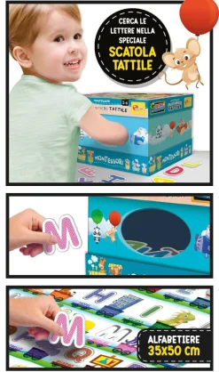 LISCIANI Montessori alfabetiere tattile><noscript><img width=