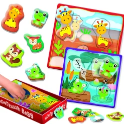 LISCIANI Montessori baby box allegri cuccioli> Primi Apprendimenti