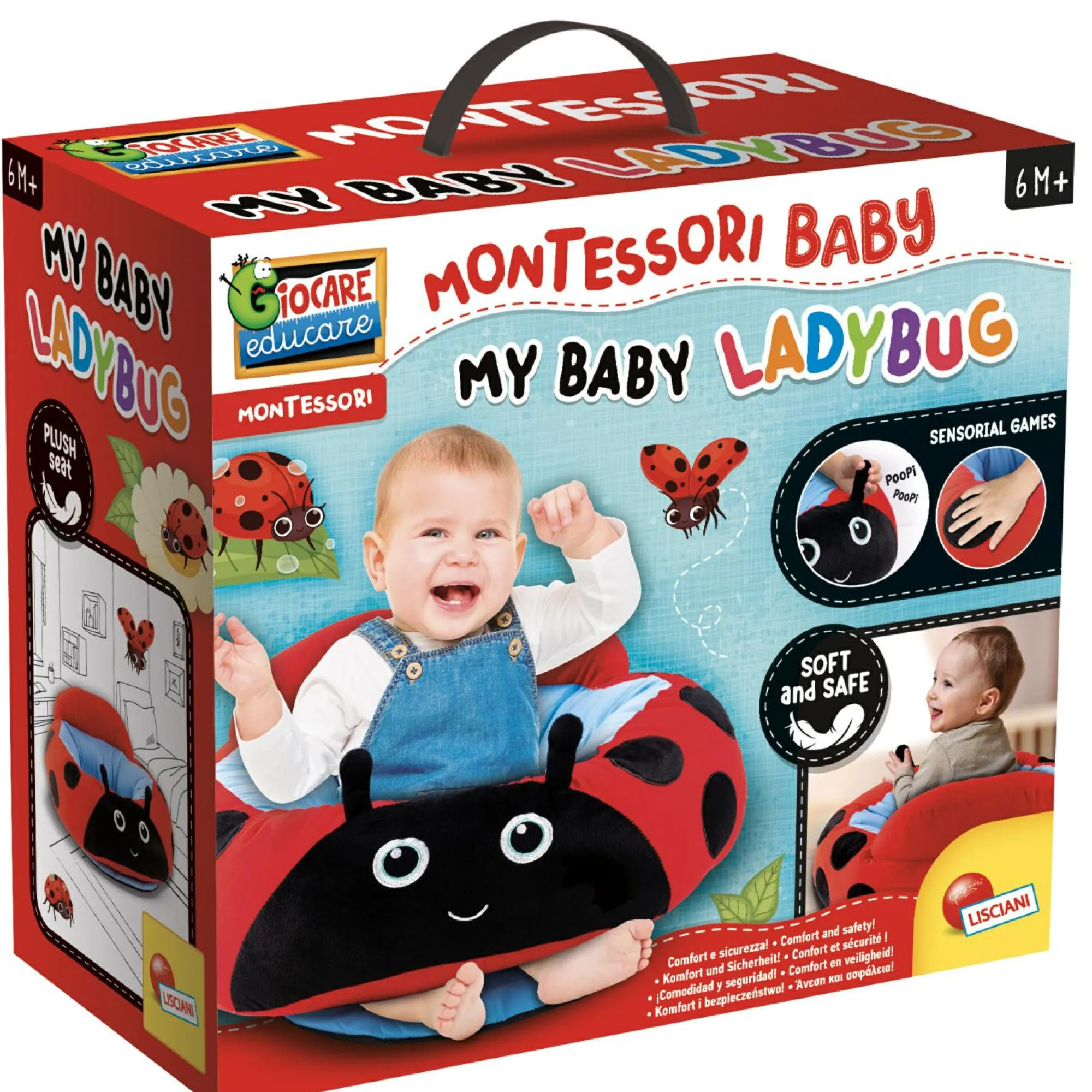 LISCIANI Montessori baby my baby ladybug> Primi Apprendimenti