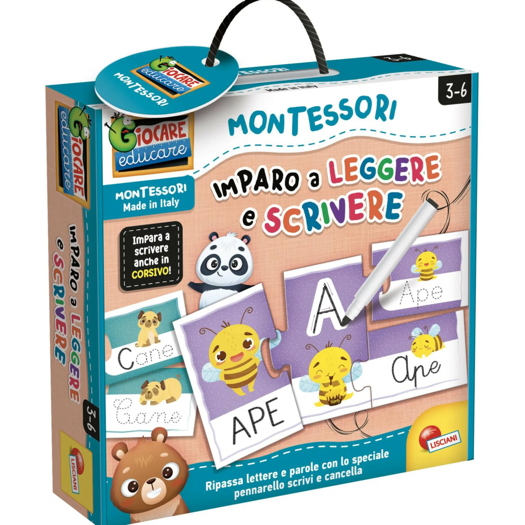 LISCIANI Montessori imparo a leggere e scrivere> Primi Apprendimenti