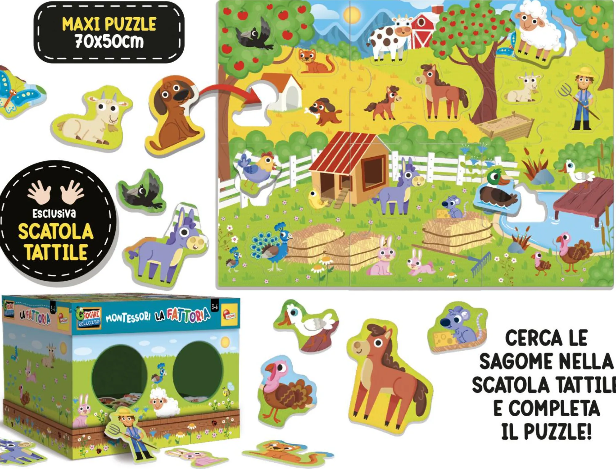 LISCIANI Montessori la fattoria> Primi Apprendimenti