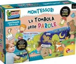 LISCIANI Montessori la tombola delle parole> Primi Apprendimenti
