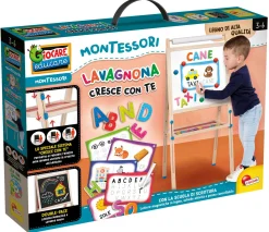 LISCIANI Montessori lavagnona legno cresce con te> Primi Apprendimenti